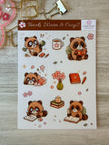 Tanuki Warm & Cozy Sticker Sheet (2)