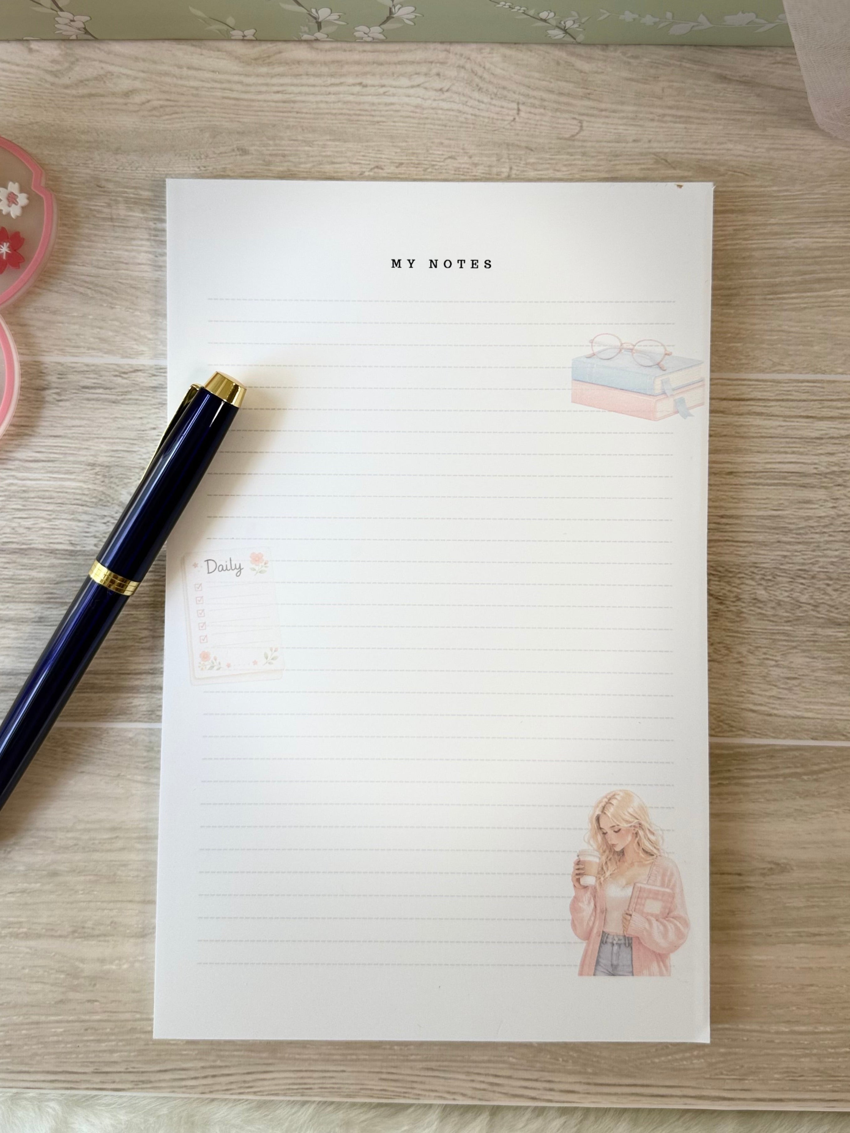 Planner Girl Days Notepad B 8.5 x 5.5